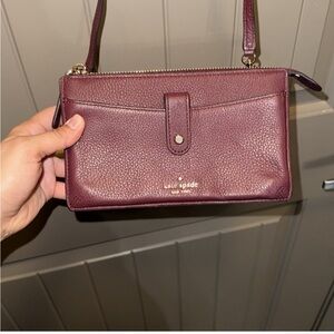 NWOT Kate Spade Jackson Small Tab Crossbody Bag Color: Cherrywood/Wine Color